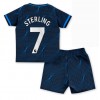 Chelsea Raheem Sterling #7 Auswärtstrikot 2023-24 Kurzarm (+ kurze hosen)